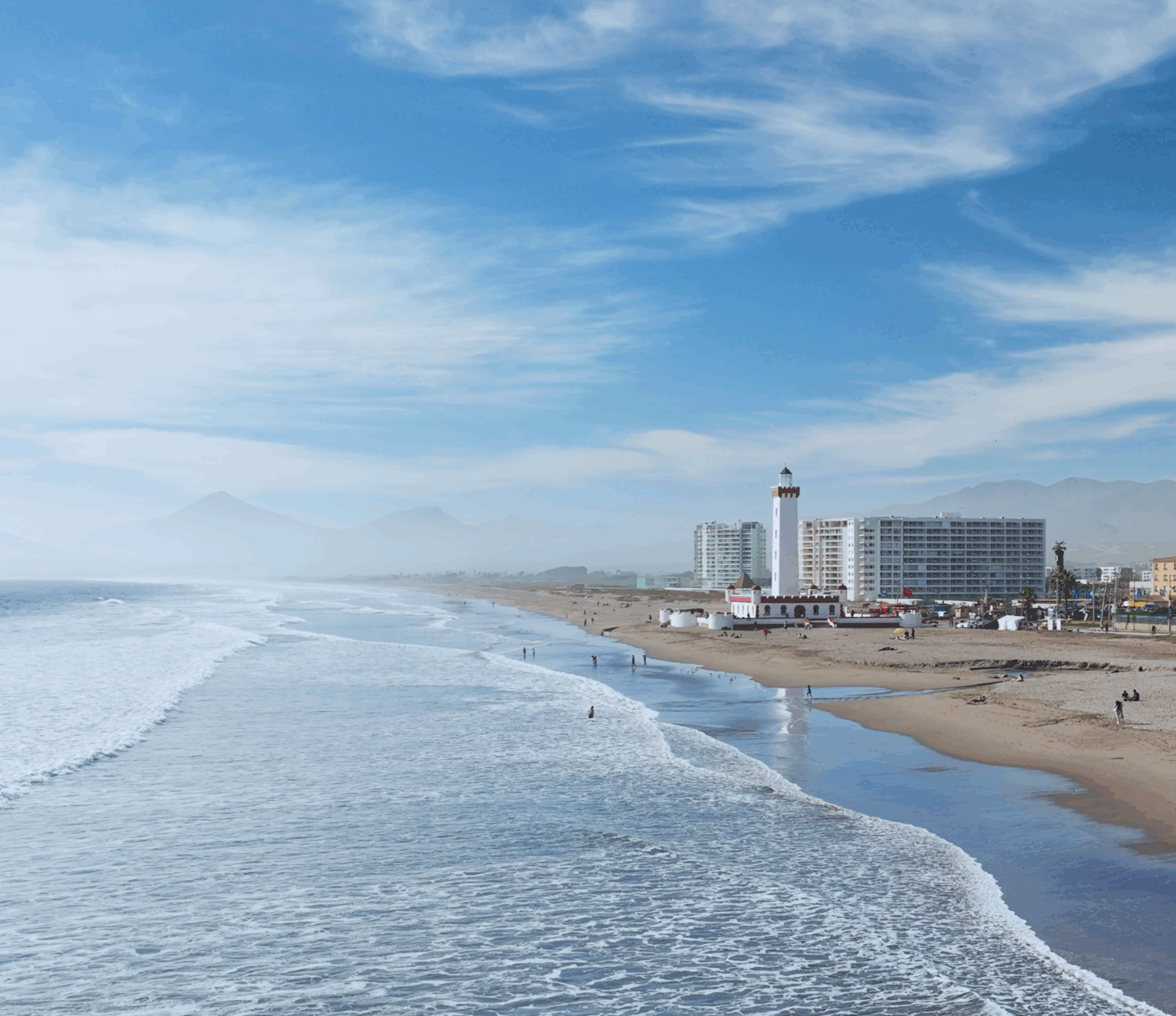 Playa de La Serena, ciudad donde se ubica Experiencia Norte